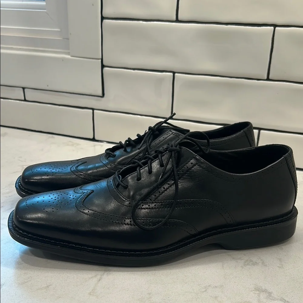 Red Wing Baxter 4790 Oxfords Black Wing Tip Leather Size 11